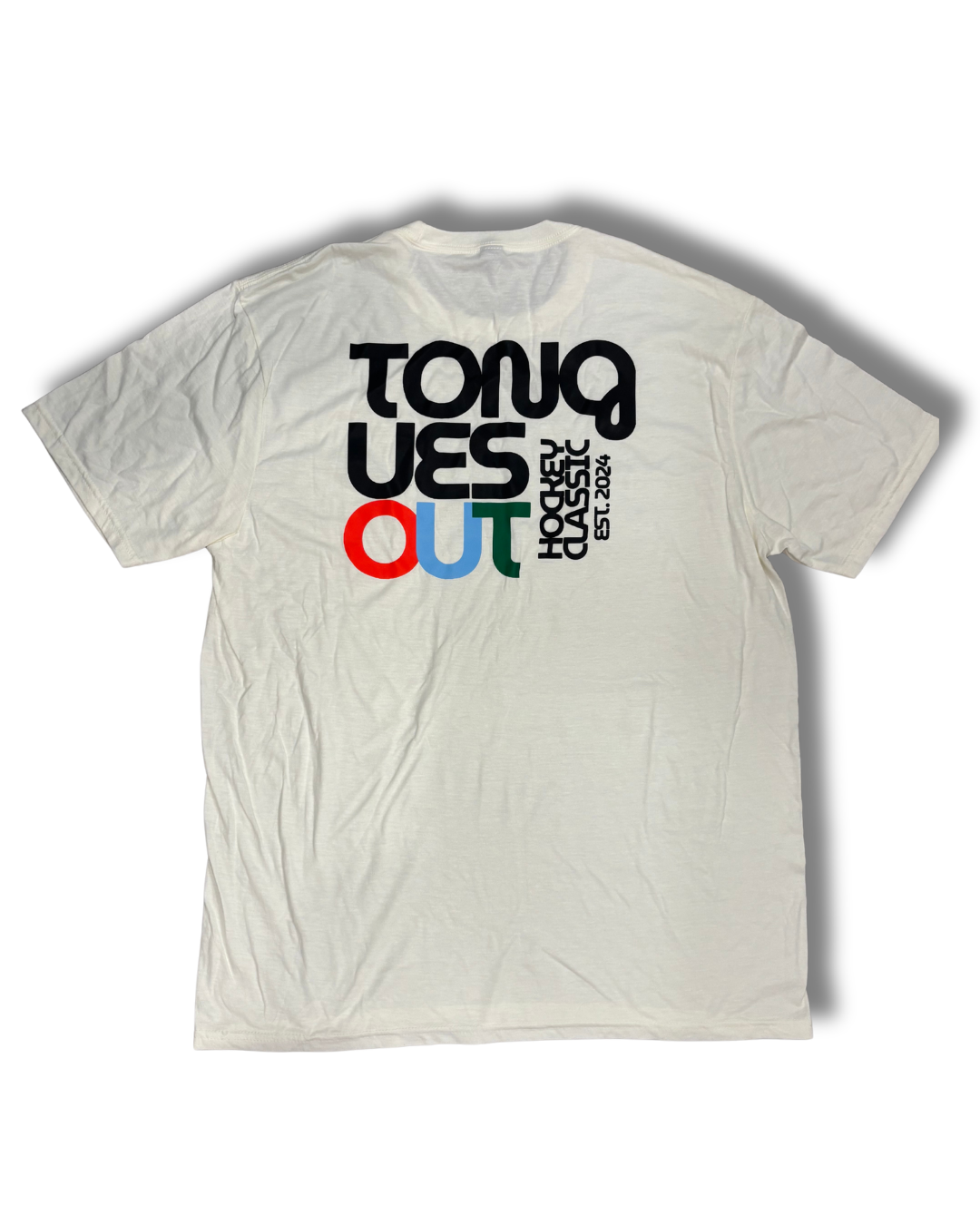 Tongues Out Hockey Cream Tee