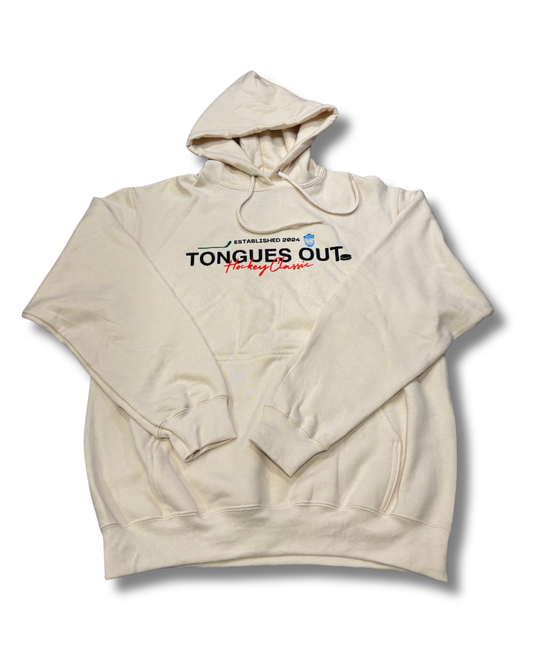 Tongues Out Hockey Cream (Colorful) Hoodie